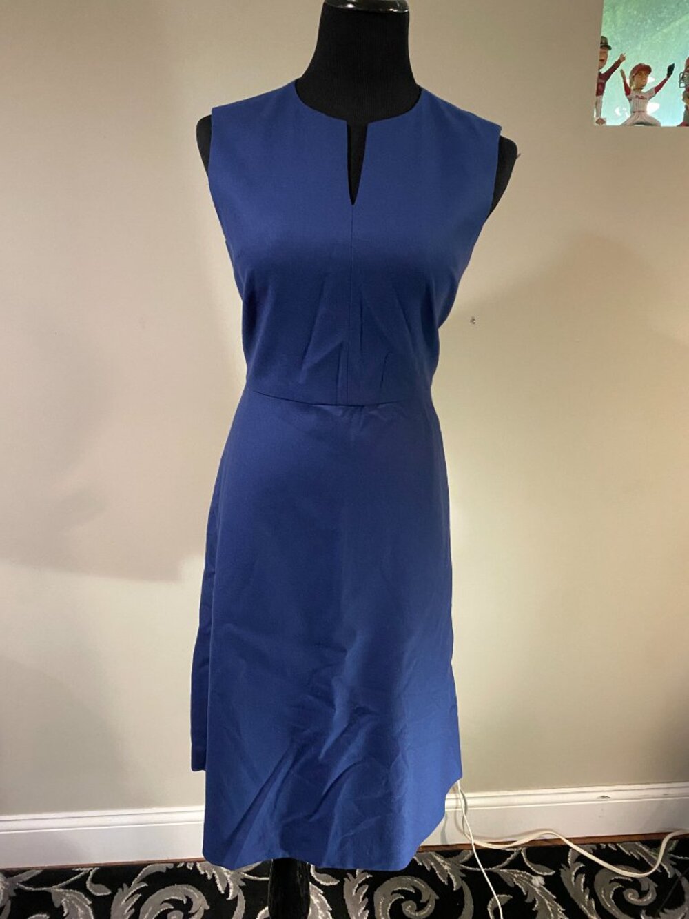 Pendleton Wool Blue Sleeveless Dress Size 6